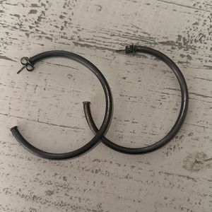 SHEILA FAJL FAV HOOPS GUNMETAL